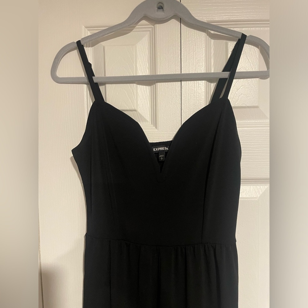 Express sweetheart neckline wide leg romper size small
